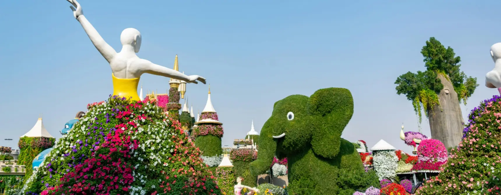 Dubai Miracle Garden & Global Village: Renkli Bir Gün